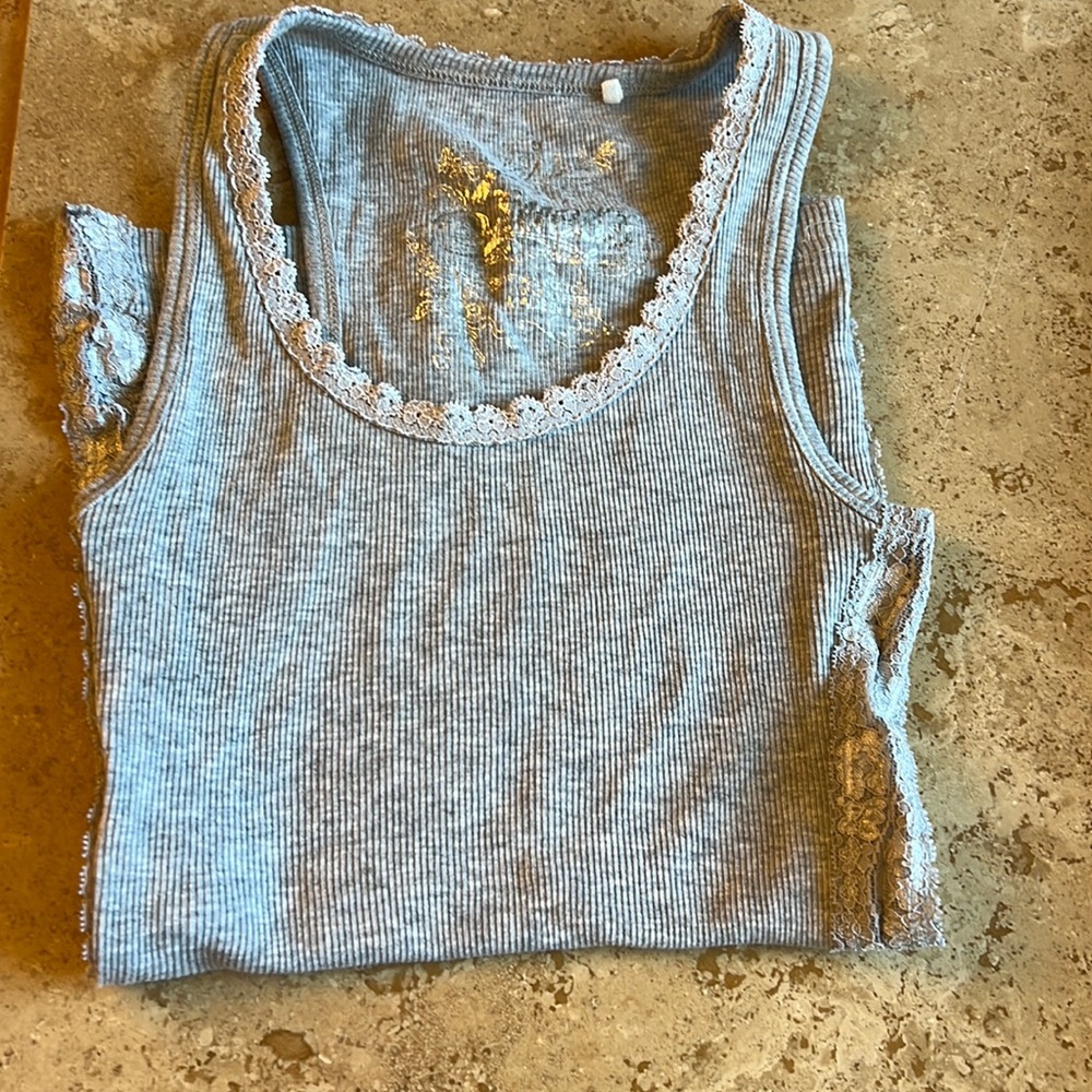 GUESS RIBBED KNIT TANK